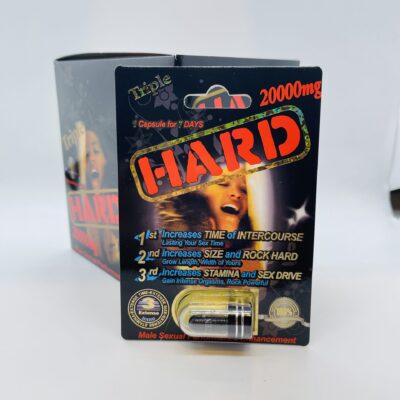 Triple ,-Hard For Men 20000 Whole Sale Pricing Box Of 24