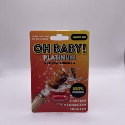 Oh .Baby “.Platinum.” 11000 Male Sex Enhancement 6 Pack Deal