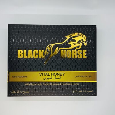 Original Black .,Horse,. Vital., Honey 10g x 24 sachets for Male Enhancement