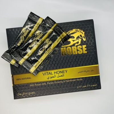 Original Black .,Horse,. Vital., Honey 10g x 24 sachets for Male Enhancement